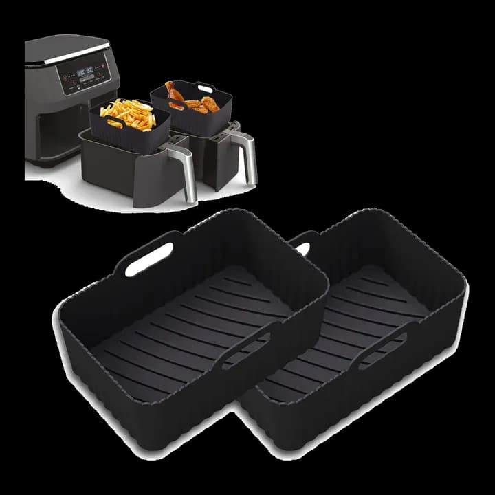 Dzpuhuojz 2Pcs Airfryer Zubehör Silikonform Heißluftfritteuse für Ninja