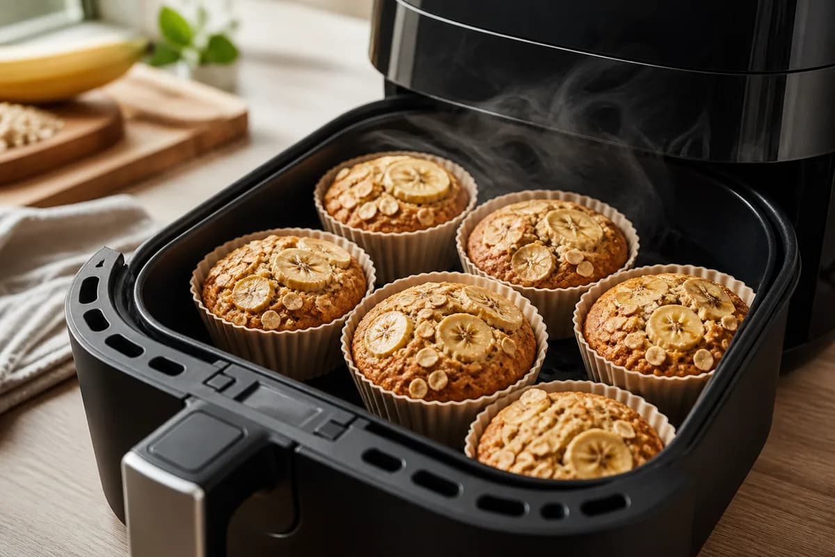 Bananen-Hafer-Muffins